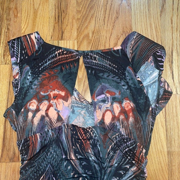 NEW Baby Phat cowl neck mini ruched dress 1X - Picture 10 of 17